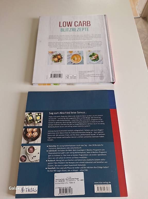 Libri: 2 Kochbücher über Low Carb – Usato da Schinznach-Dorf venduto da StoepfiR 1