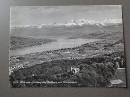 UETLIBERG - BLICK AUF ZÜRICHSEE UND GLARNERALPEN