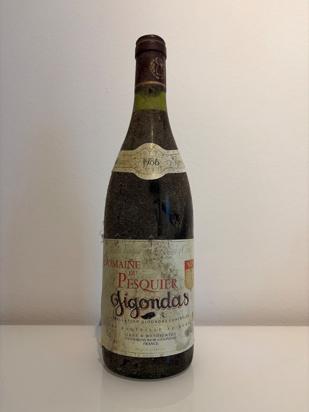 Vino: Gigondas Dom.du Pesquier 1986 – Usato da Basel venduto da LSK-MEM