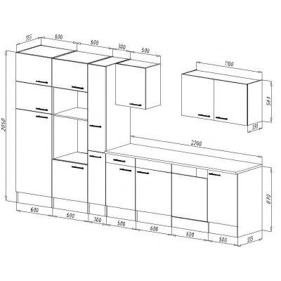 Komplettküchen: 436 - Küchenzeile Küchenblock 370cm Eiche/York/Grauglanz – Neu und originalverpackt aus Wallenwil von toesstalvertrieb 9