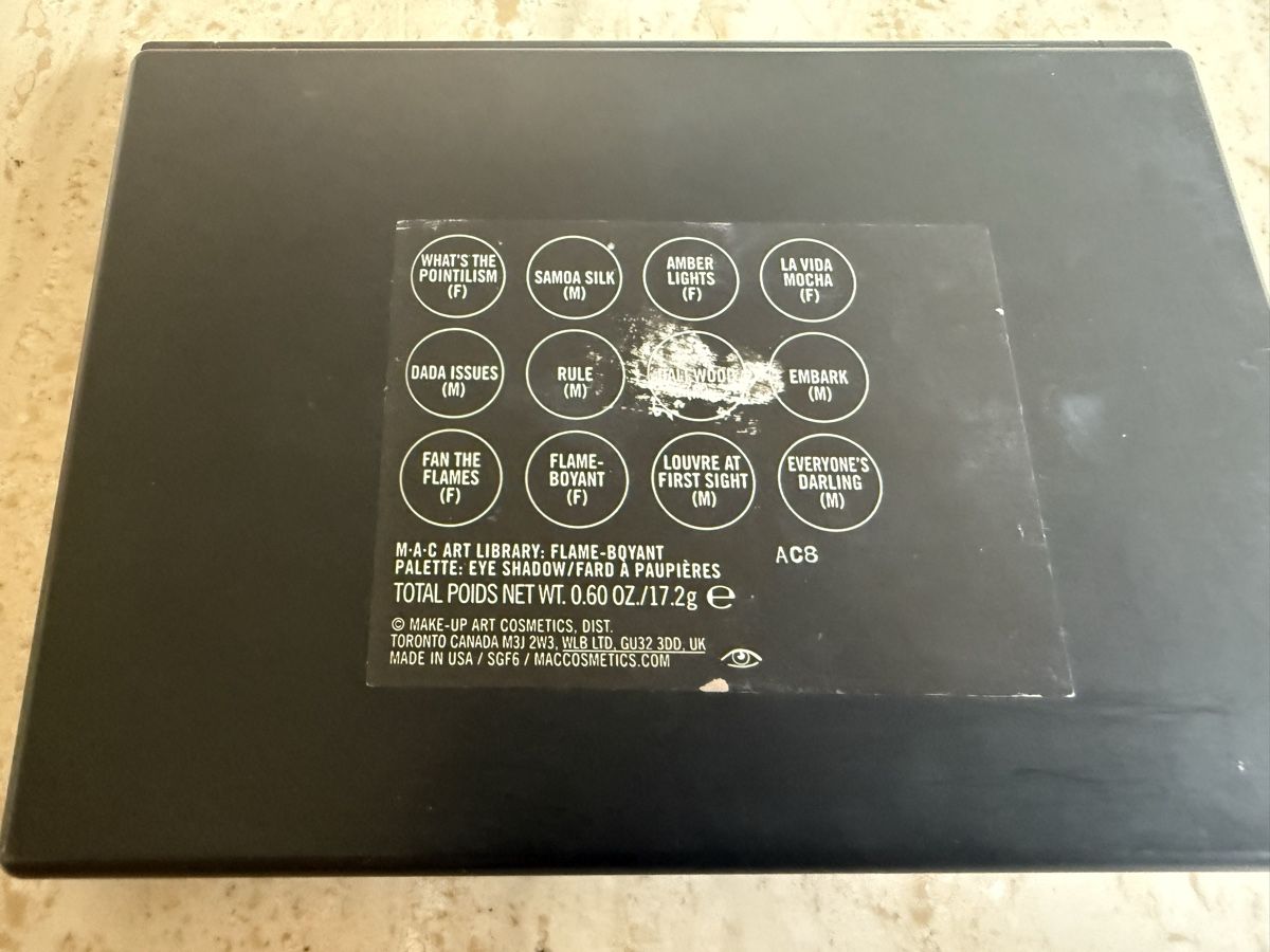 Mac Cosmetics Maquillage: Mac Cosmetics Eye Shadow Palette – D'occasion à Kreuzlingen par nik_d2fj 2