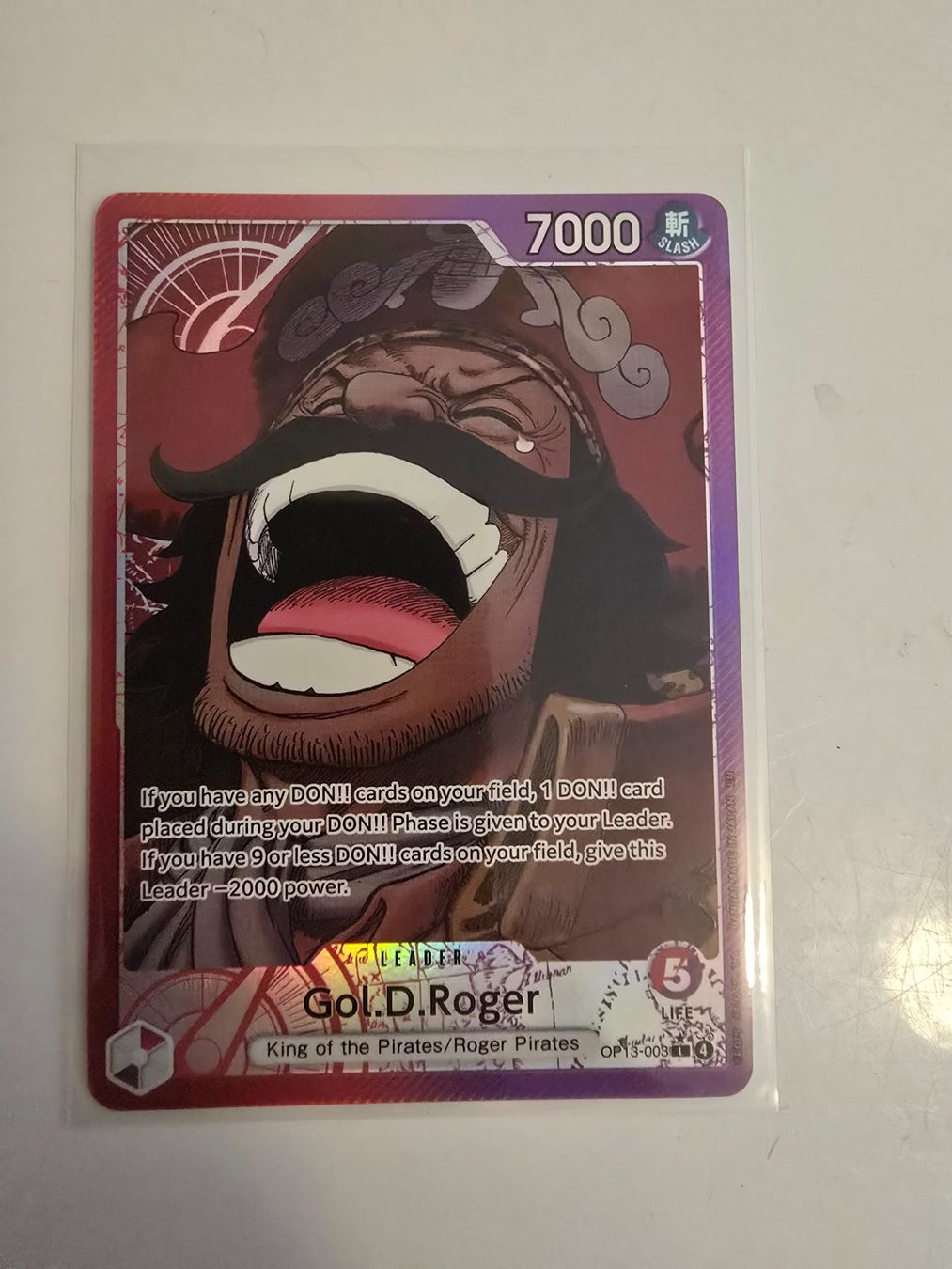 Bandai Sammelbilder & Trading cards: Gol.D.Roger OP13-003 L AA – Neu (gemäss Beschreibung) aus Chur von Casdo