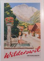 WILDERSWIL - Hans Lehni, Interlaken 1940  Museum Zurich