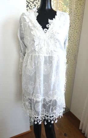 Made in Italy Spitzen Sommer Kleid neu, Gr. L/XL
