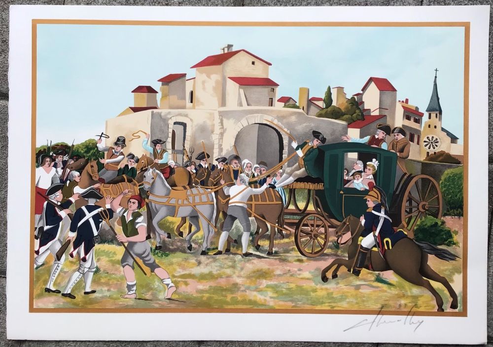 Claude CHEVALLEY (1944) Lithographie Handsigniert Kaufen auf Ricardo