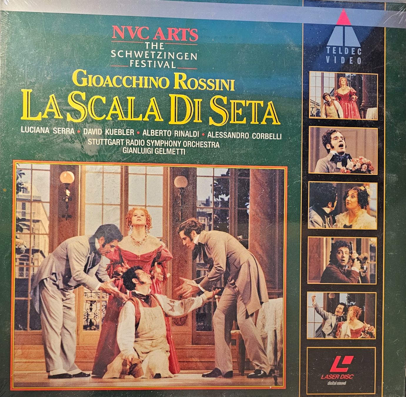 Tutti i DVDs: Laser Disc - Rossini - La Scala Di Seta – Nuovo e nell'imballaggio originale da Wahlen b. Laufen venduto da Cg10