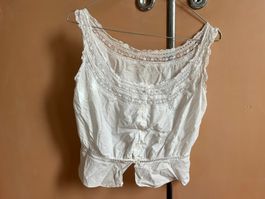 Antike Edwardian Unterbluse um 1900 – Spitze Vintage