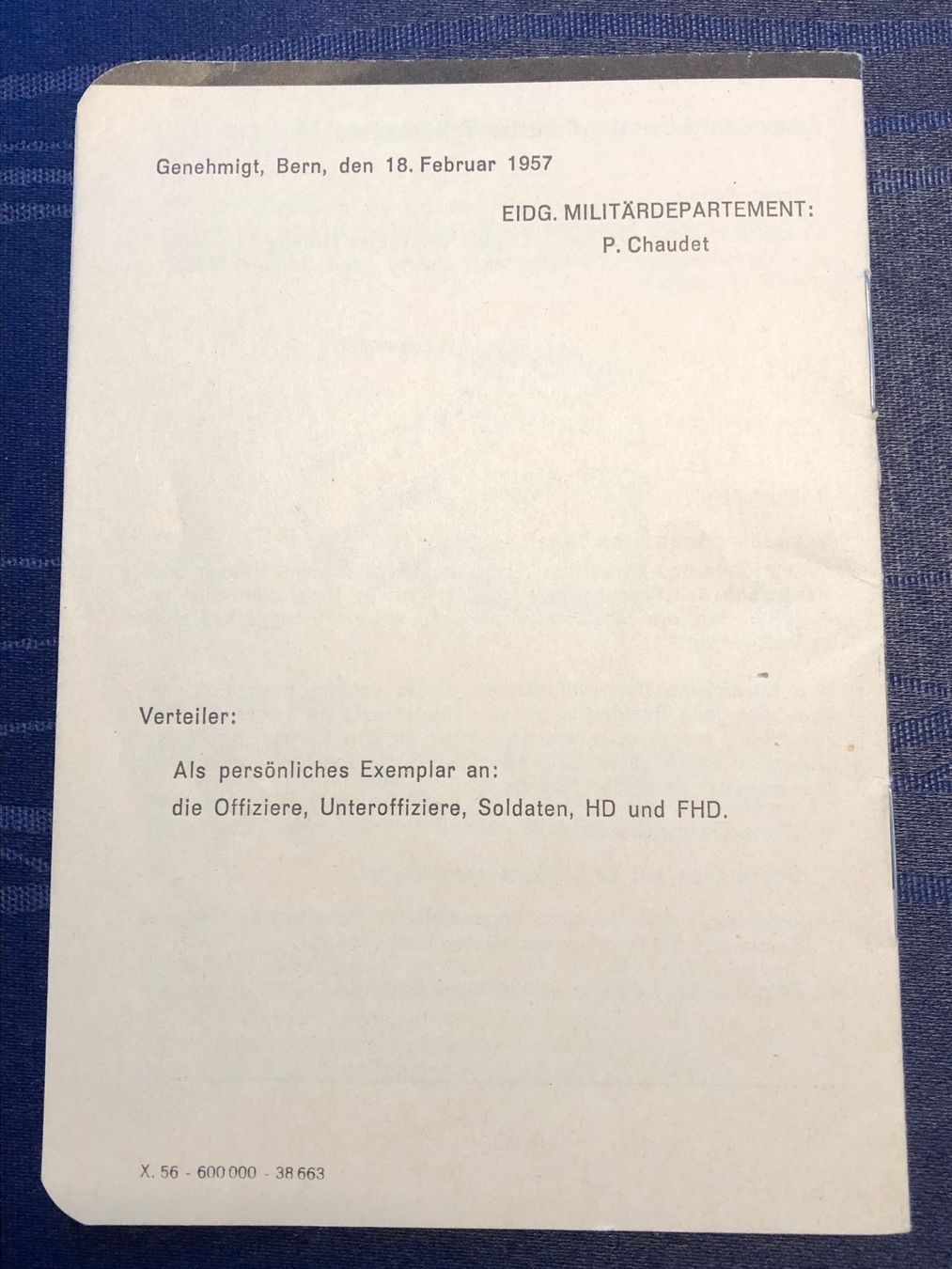 Documenti: Reglement 52.23 d Schweizer Armee über Atomwaffen – Usato da Steffisburg venduto da bwt56 1
