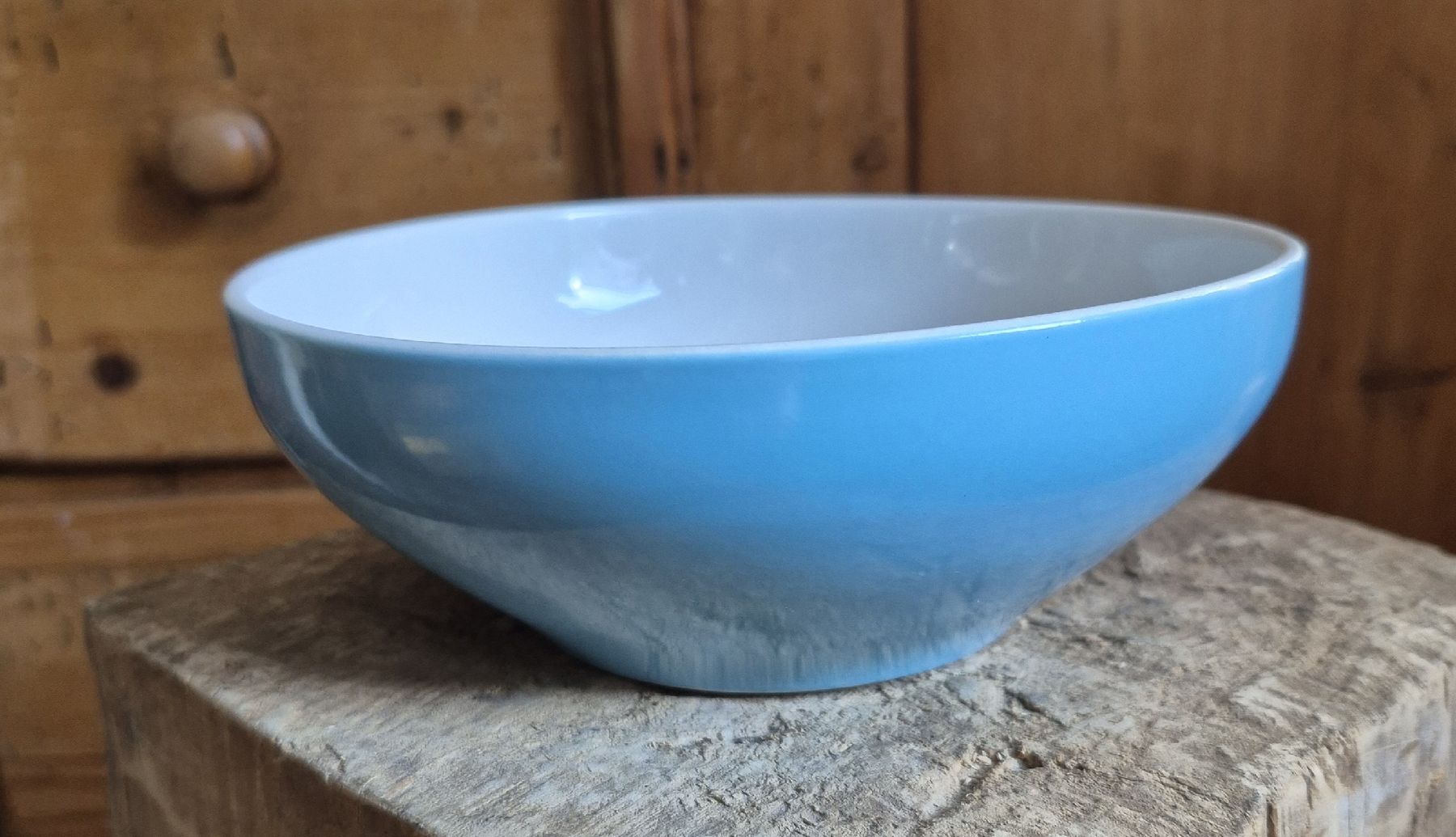 Rössler Schalen: RÖSSLER - hellblaue Schale 17 cm – Gebraucht aus Genève von antade 1