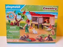 PLAYMOBIL 71252 Kaninchenstall (Kaninchen - Hasen) NEU