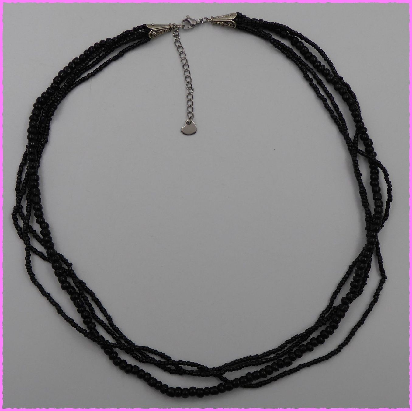 Catenine: 4-reihig Glasperlen - Collier Rocailles ca. 49cm – Nuovo e nell'imballaggio originale da Oberglatt ZH venduto da Diamond-Girl 3