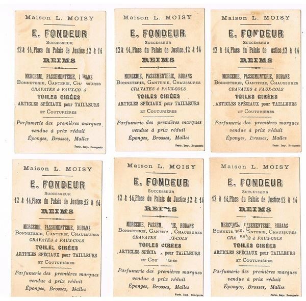 Grafica & Litografie: Cartes publicitaires - Chromo – Usato da Genève venduto da edelweiss1900 7