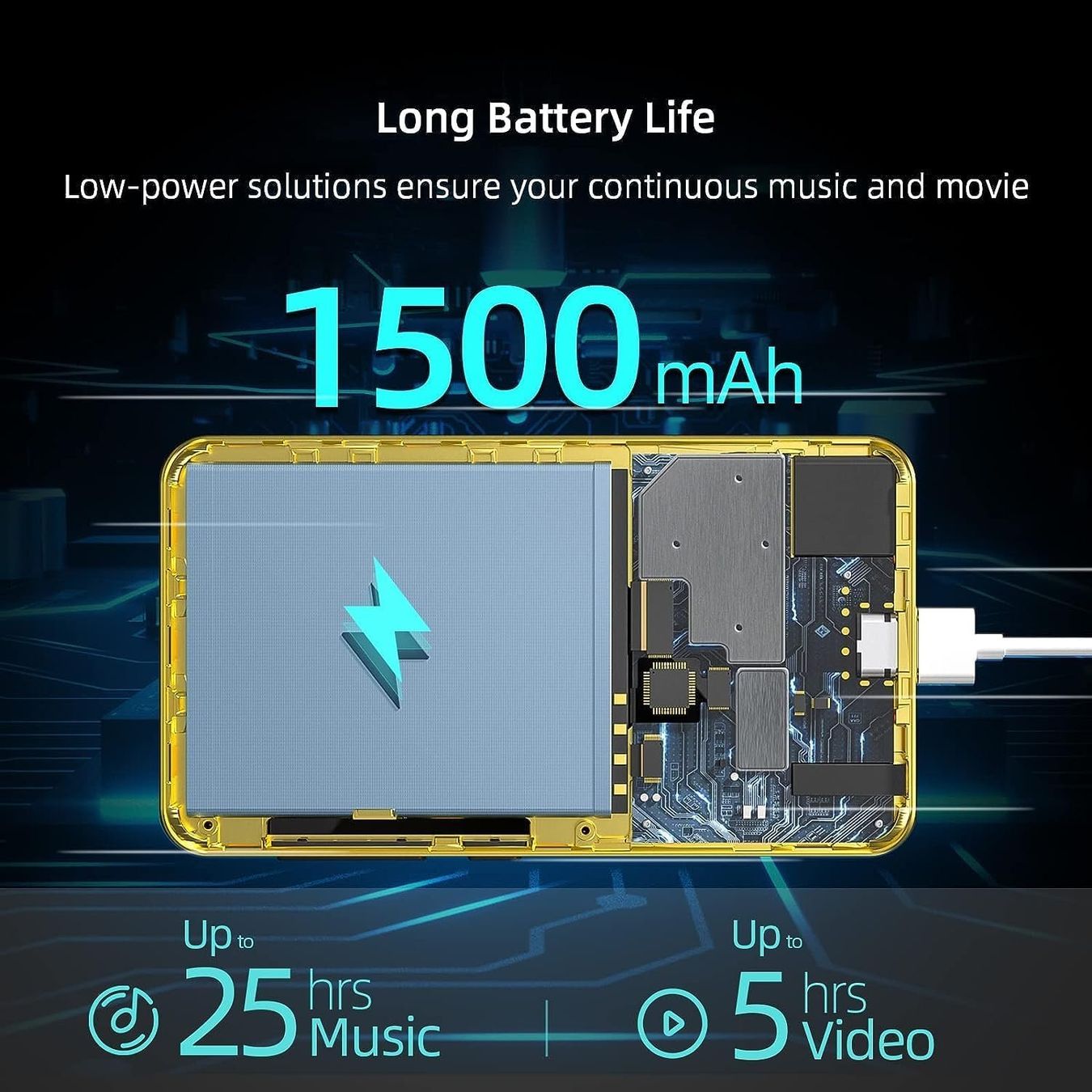 Lecteur media portable: MP3-Player mit Bluetooth und WLAN 4" Touchscreen HiFi Gold – Neuf avec emballage d'origine à Schaffhausen par Alvora 5