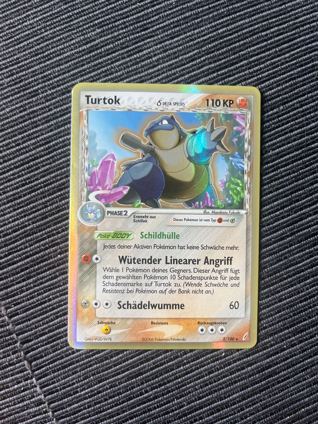 Pokémon Sammelbilder & Trading cards: Pokemon Turtok Reverse Holo Ex Crystal Guardians – Gebraucht aus Wabern von Collectfun