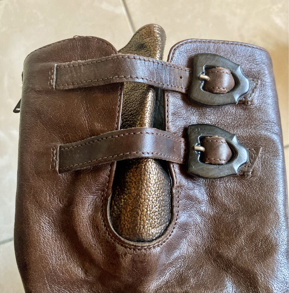 Scarpe da donna: Damen Leder Stiefel braun Grösse 37  – Usato da Vinelz venduto da Viewfinder84 2