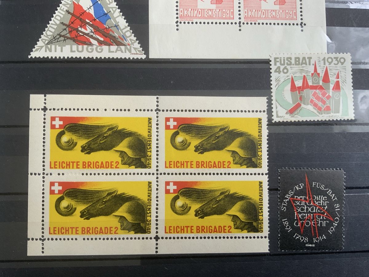 Tous les timbres: Soldatenmarken – Neuf (Voir description) à Binningen par chr_cr5n 2
