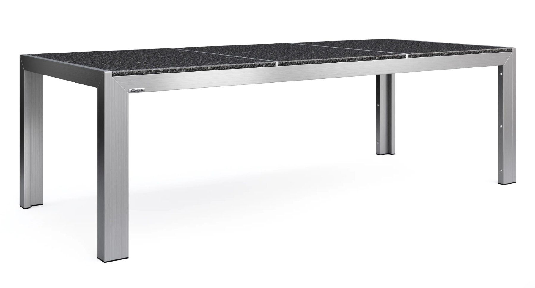 Tavoli: Granittisch 220 cm mit Edelstahl - Gratis Versand – Nuovo e nell'imballaggio originale da Kleinwangen venduto da Maluwa_GmbH 3