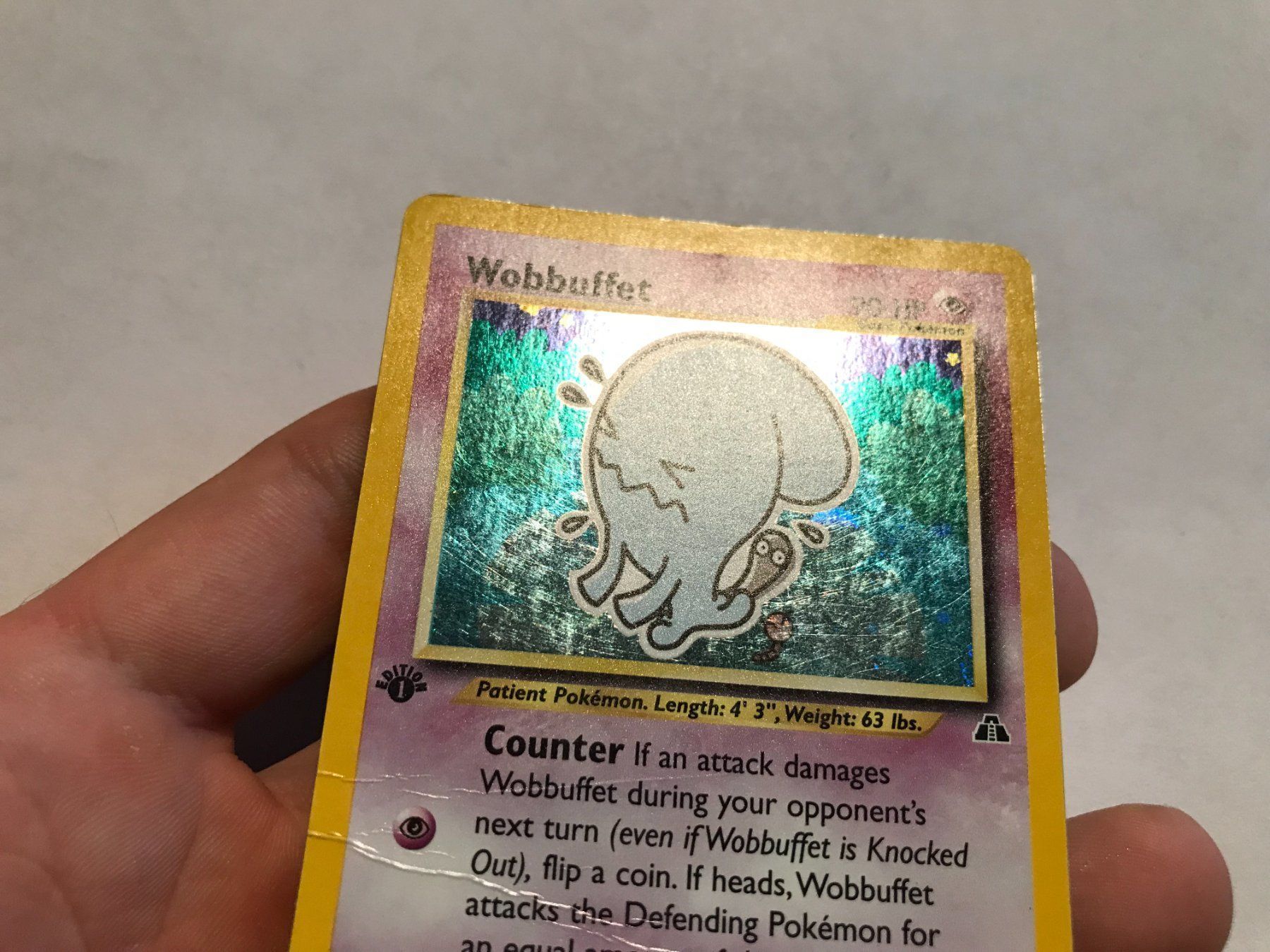 Pokémon Carte collezionabili: Wobbuffet holo Neo Discovery 1. Edition – Usato da Hagendorn venduto da Pokecollectorch 4