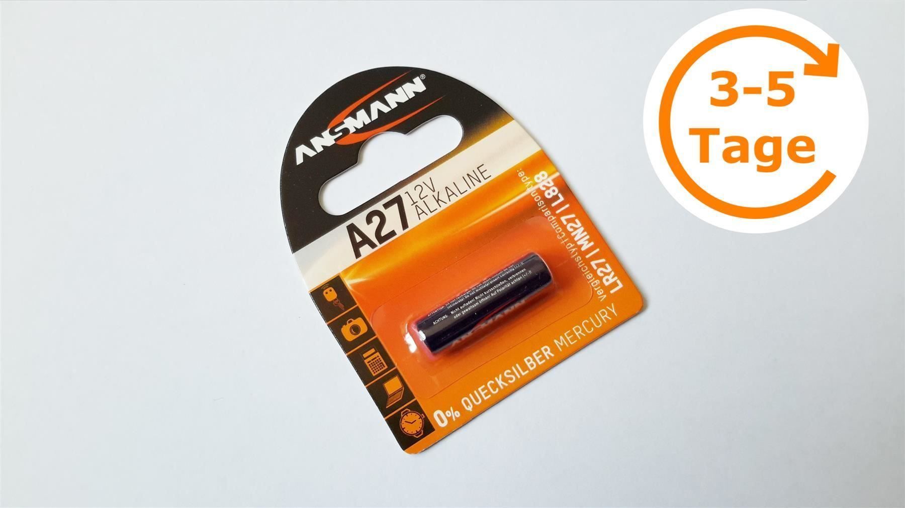 Caricatori & Batterie: Batterie Alkaline A27/LR27, 12V, ANSMANN – Nuovo e nell'imballaggio originale da St. Gallen venduto da cointec
