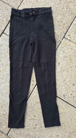 Schwarze Reithose Kinder, Grösse cca 8-10 Jahre