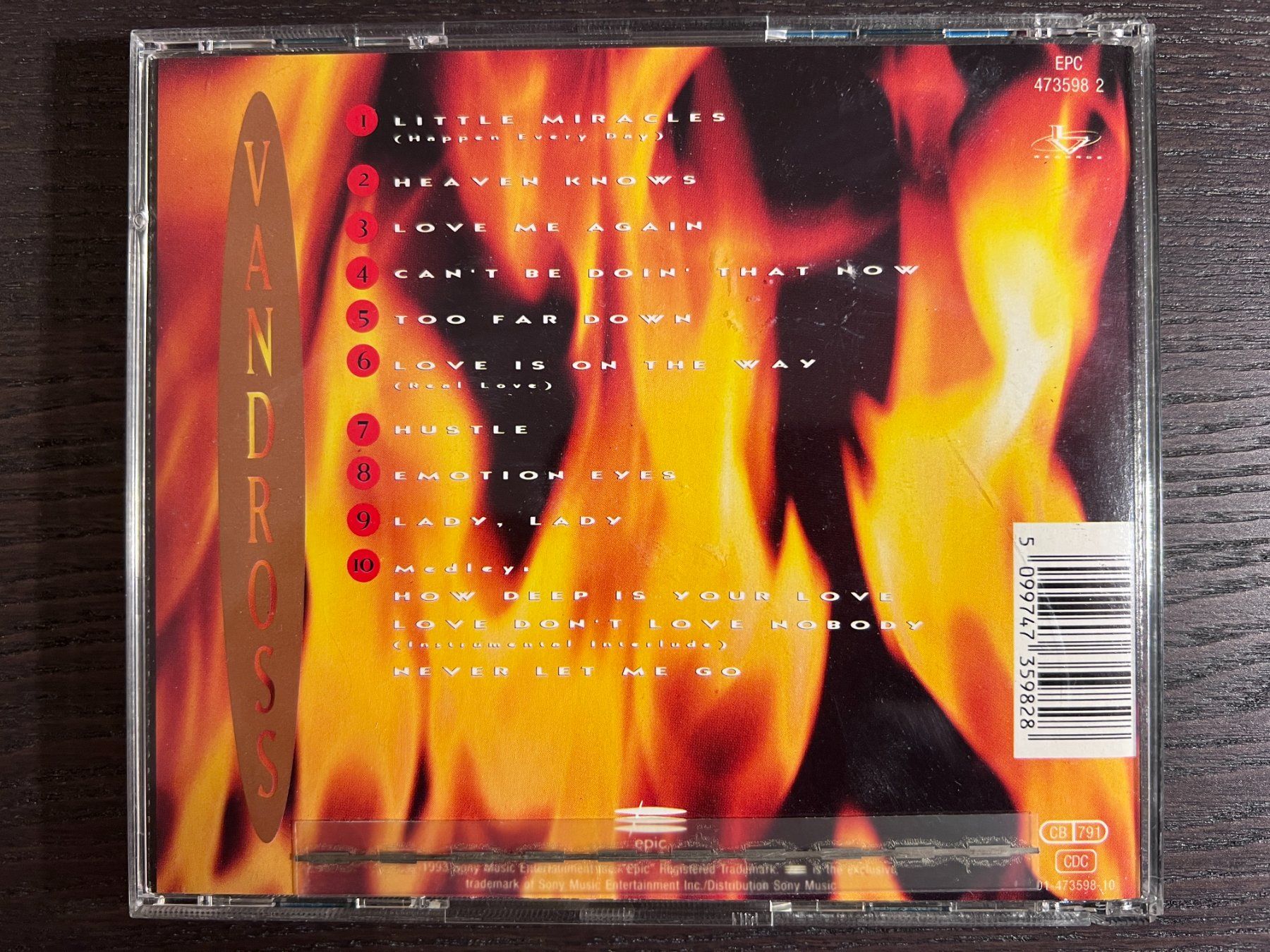 CDs: Luther Vandross - Never Let Me Go – Gebraucht aus Zürich von MusikFreunde 1