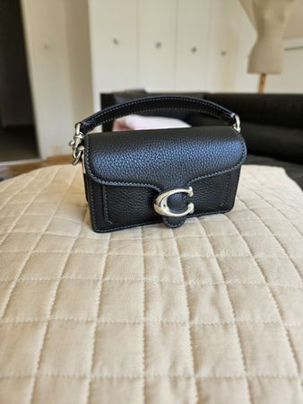 Coach Tabby Mini Bag Schwarz – Pebbled Leather – Neuwertig