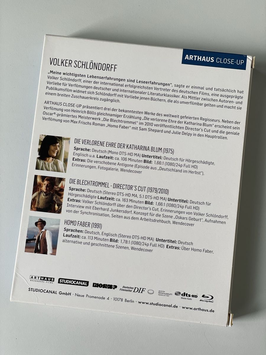 Tutti i DVDs: Volker Schlöndorff - 3 Blu-ray set – Nuovo (secondo la descrizione) da Basel venduto da Eva_Cuomo 3