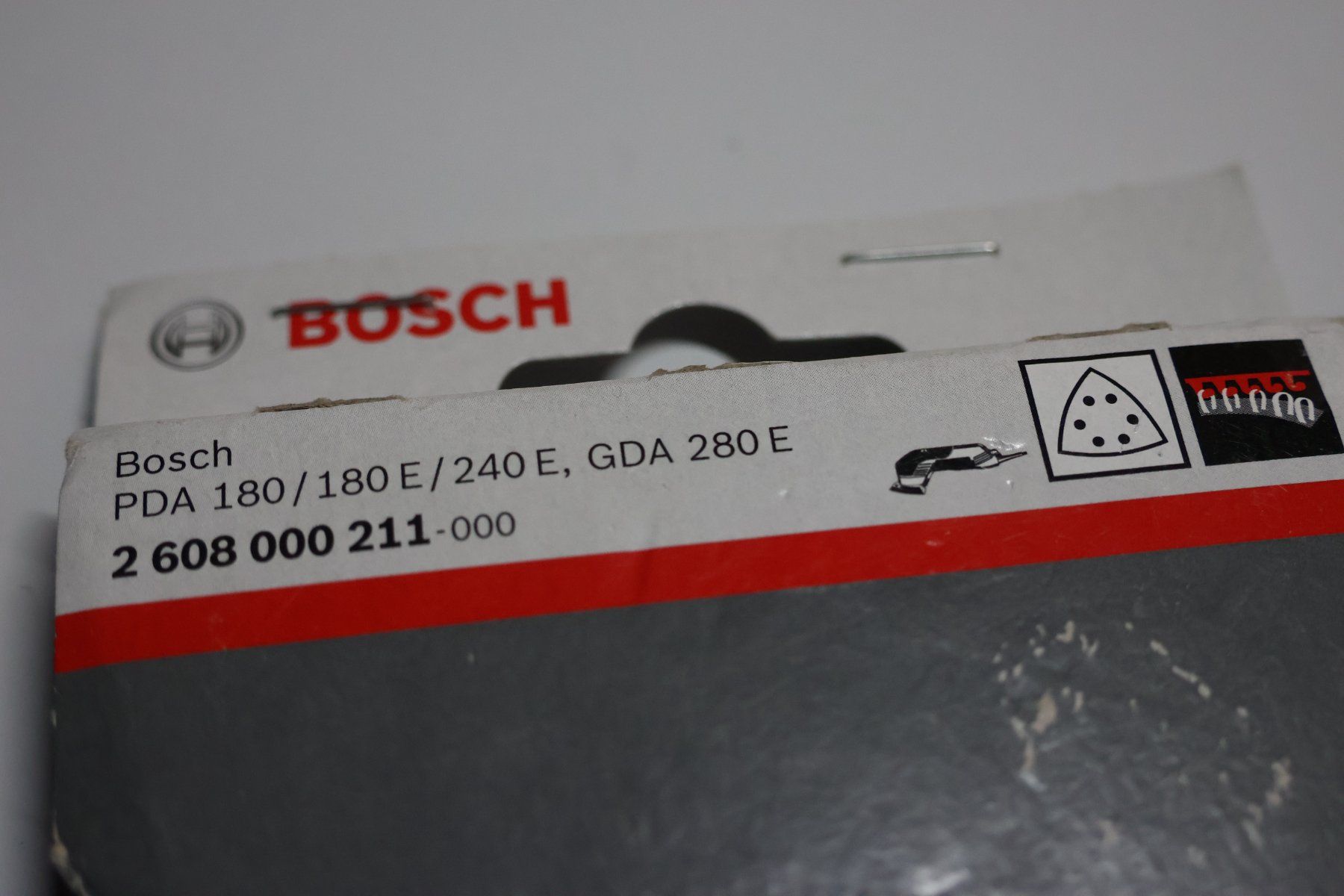 Bosch Smerigliatrici & Lucidatrici: Bosch Schleifplatte PDA 180 / 240 – Nuovo e nell'imballaggio originale da Effretikon venduto da Freedom2025 1