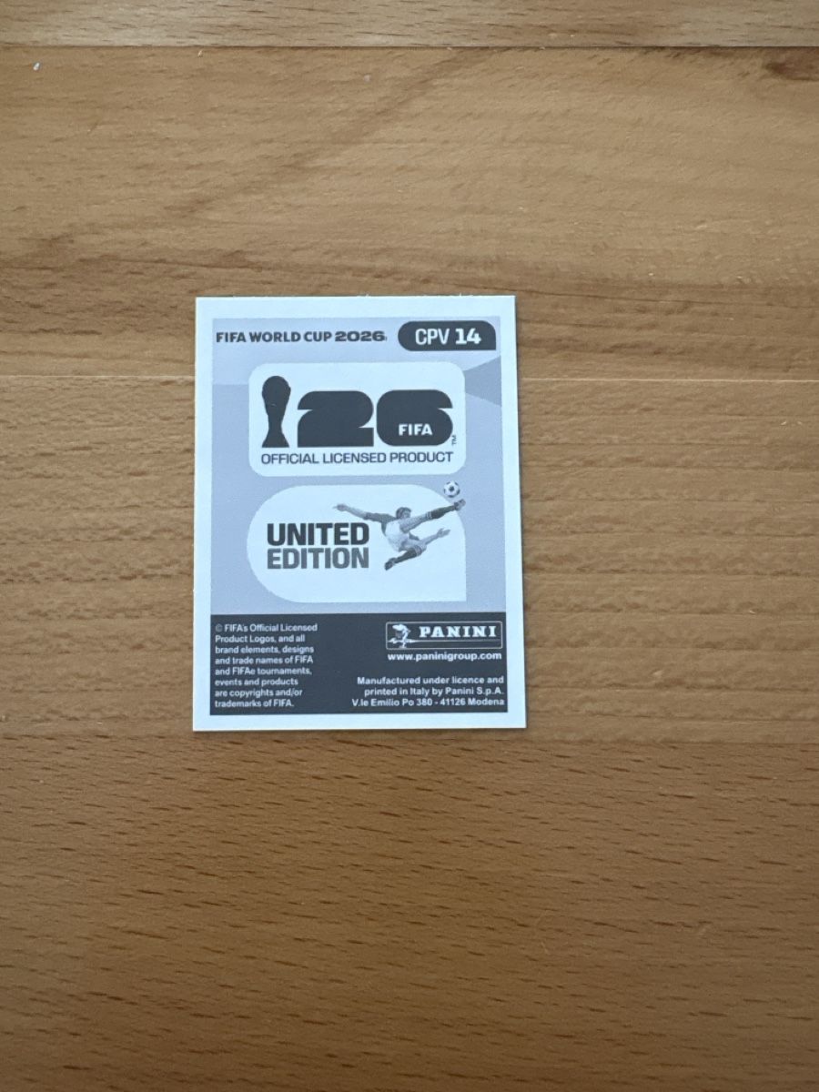 Panini Sammelbilder & Trading cards: FIFA World Cup 2026 sticker CPV 14  – Neu (gemäss Beschreibung) aus Niederrohrdorf von 92Fischli 1