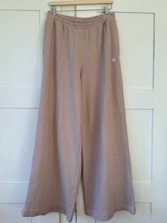 Adidas Originals Hose beige, Gr. L, weites Bein