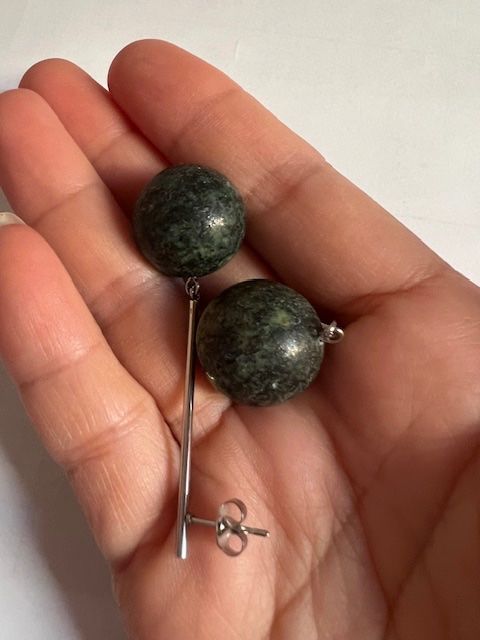 Boucles d'oreille: Grosse Jade Ohrringe - elegant/stylisch – D'occasion à Neerach par romiping 6