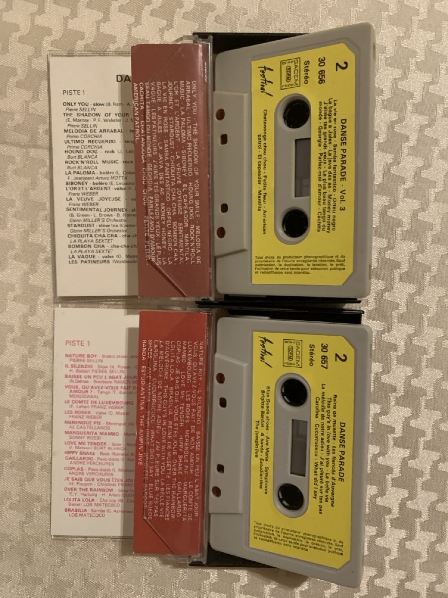 Musicassette: Lot 2 cassettes📼🌺 audio Danse Parade . – Usato da Prilly venduto da Sissi_1009 4
