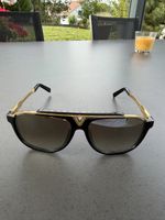 Sonnenbrille Louis Vuitton schwarz gold MASCOT BLACK E