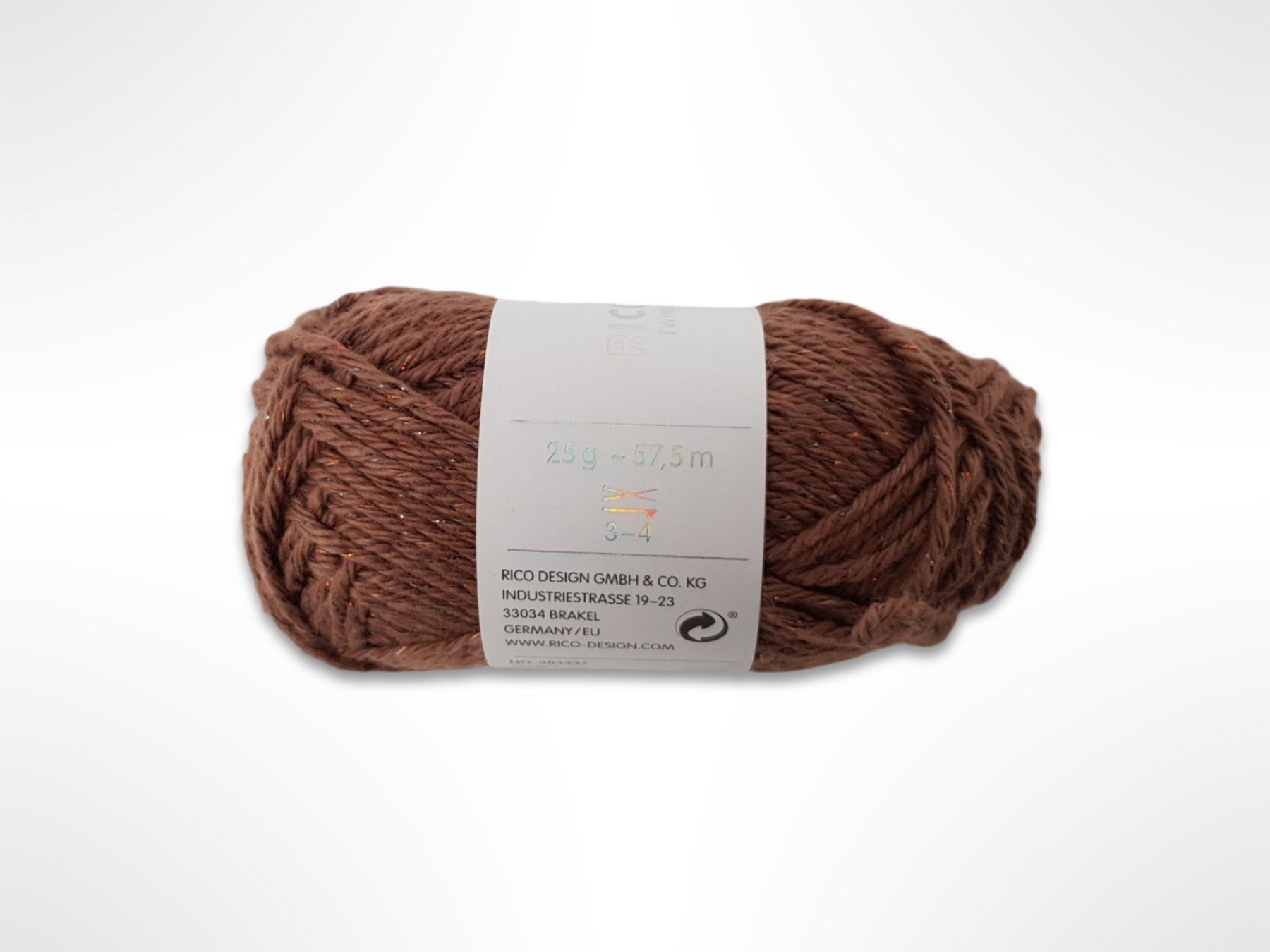 Lana: RICO DESIGN glänzendes Garn Braun 4 Stk. – Nuovo (secondo la descrizione) da Suhr venduto da Restwert_Suhr 4