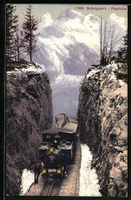 AK Brünigbahn vor der Passhöhe