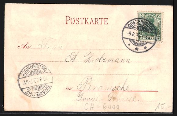 Cartoline postali: Litho Luzern, Teilansicht, Plüss-Staufe – Usato da Berlin venduto da bartko-reher 1