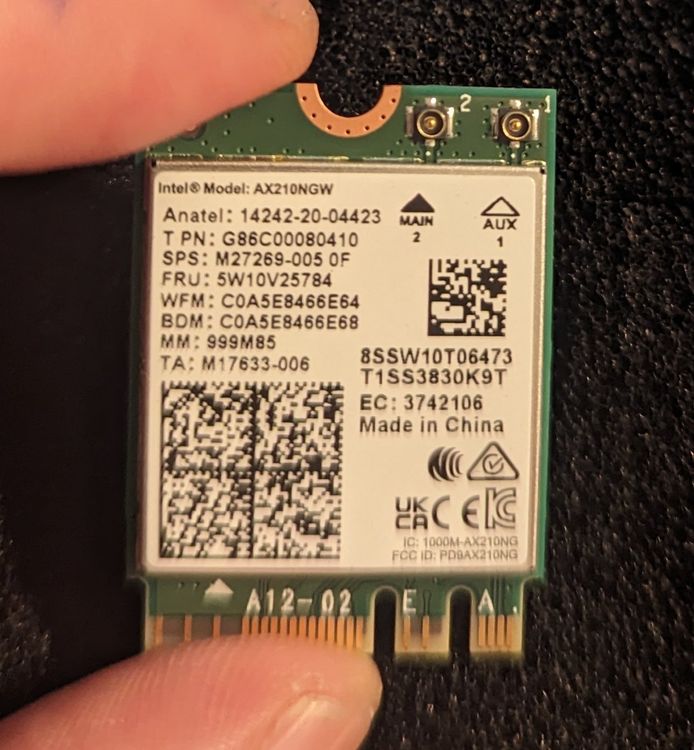 Intel AX210 NGW M.2 Wi-Fi Card | Kaufen auf Ricardo