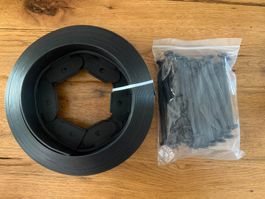 Bordüre für Gartenbeet Set Länge 10 m 5 cm breit