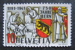 1941 750 Jahre Stadt Bern Abart Spinne auf Hammer