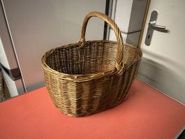 Korb Weidenkorb oval mit Henkel, Masse 45x30 cm gebraucht