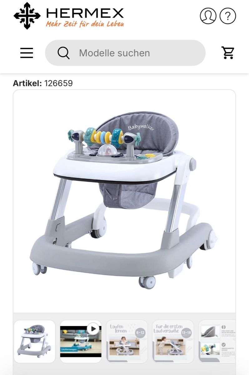 Veicoli per bambini: Babywalker – Nuovo e nell'imballaggio originale da Effretikon venduto da Schneebi37
