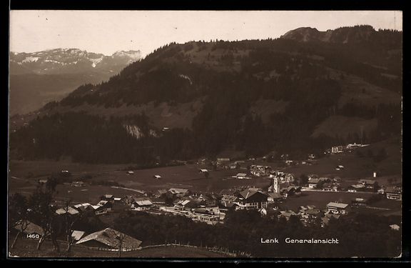 Ansichtskarten: AK Lenk, Generalansicht, 1915 – Gebraucht aus Berlin von bartko-reher