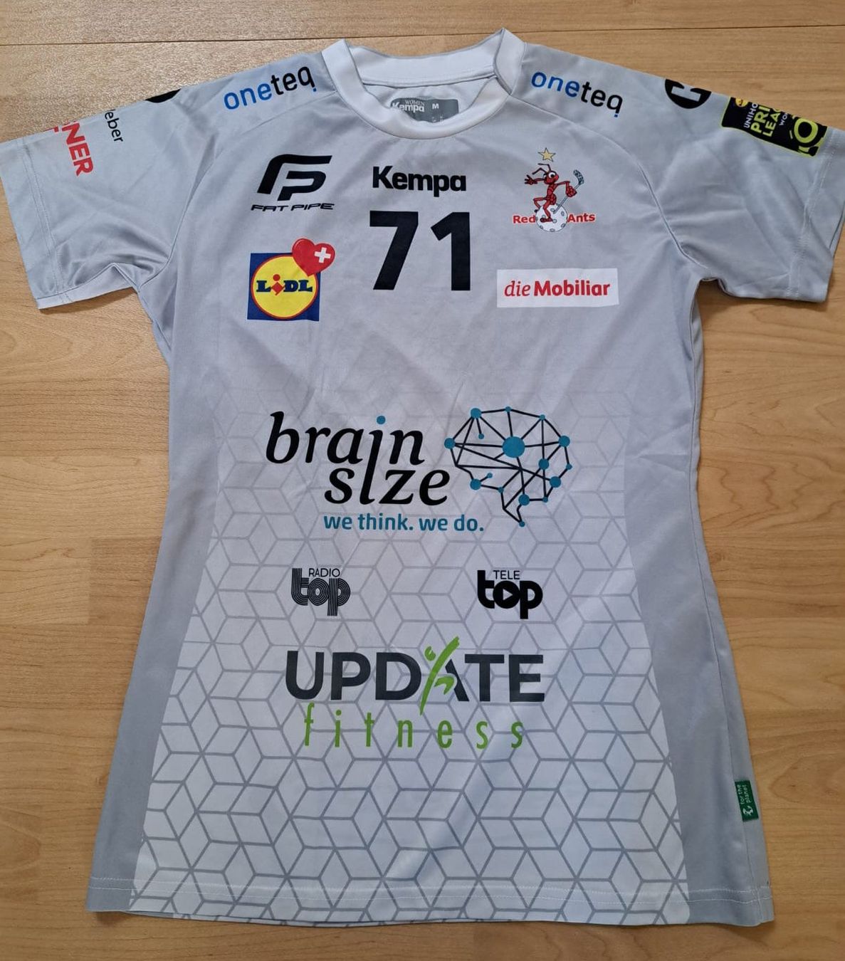 Canottiere & Pantaloni: Red Ants Matchshirt L-UPL #71 grau – Usato da Winterthur venduto da RedAnts