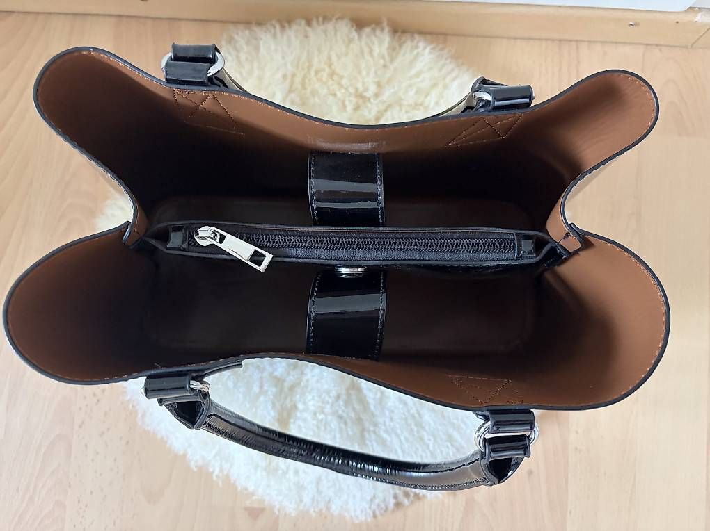 Taschen für Damen: Tasche aus echtem Leder | Lack – Gebraucht aus Wittenbach von Lenitalasirena 3