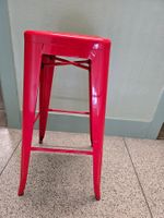 Metall: Barhocker rot