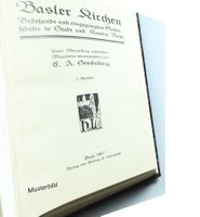 Basler Kirchen Bd 1- Bd 4  1917-1922 (geb.) Architektur,etc.
