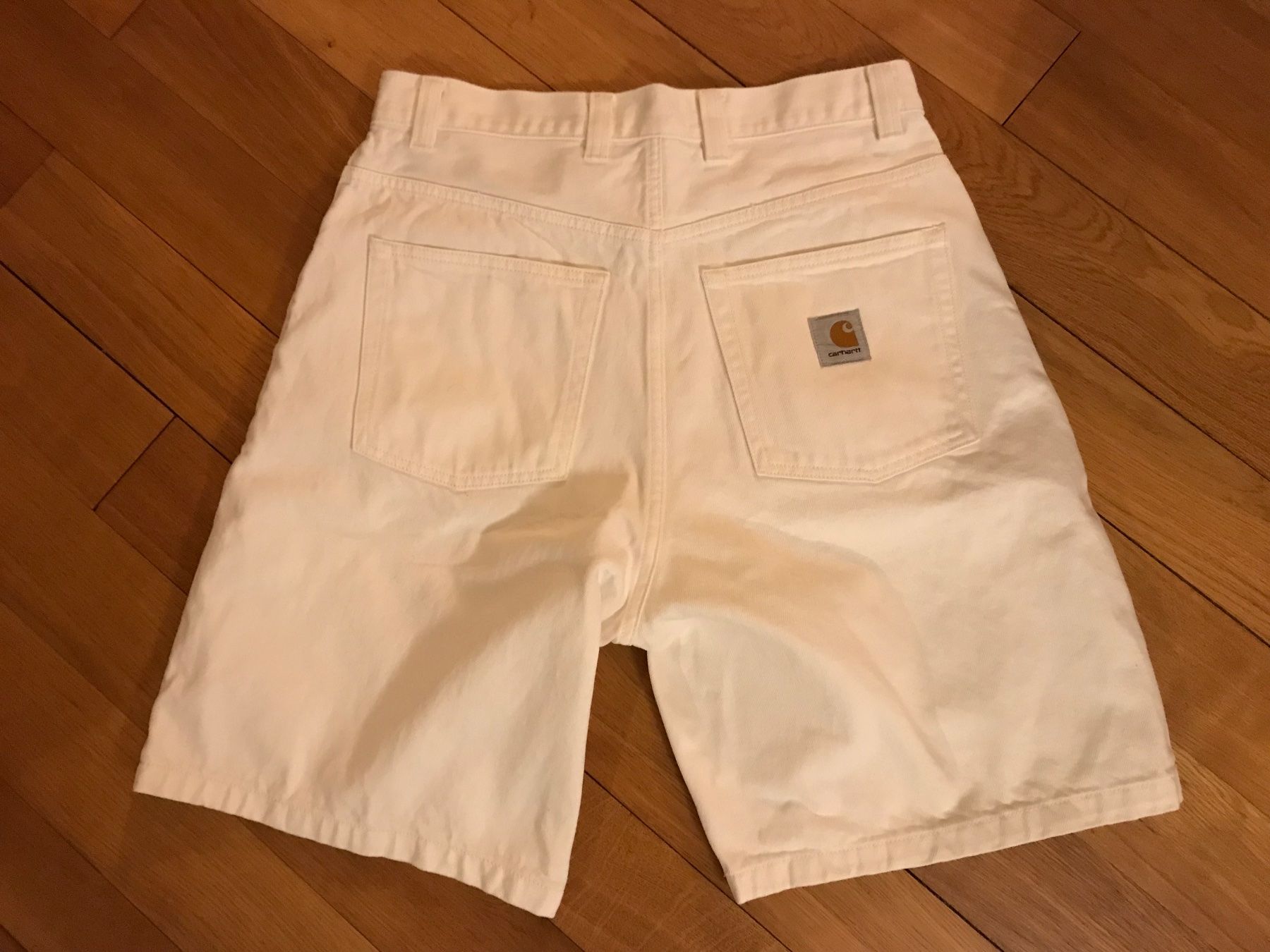 Carhartt Pantaloni: Carhartt Brandon Short/Weiss – Nuovo (secondo la descrizione) da Basel venduto da Michael-Keltoi