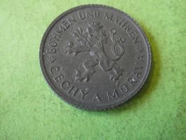 Böhmen und Mähren 1943, 1 Krone