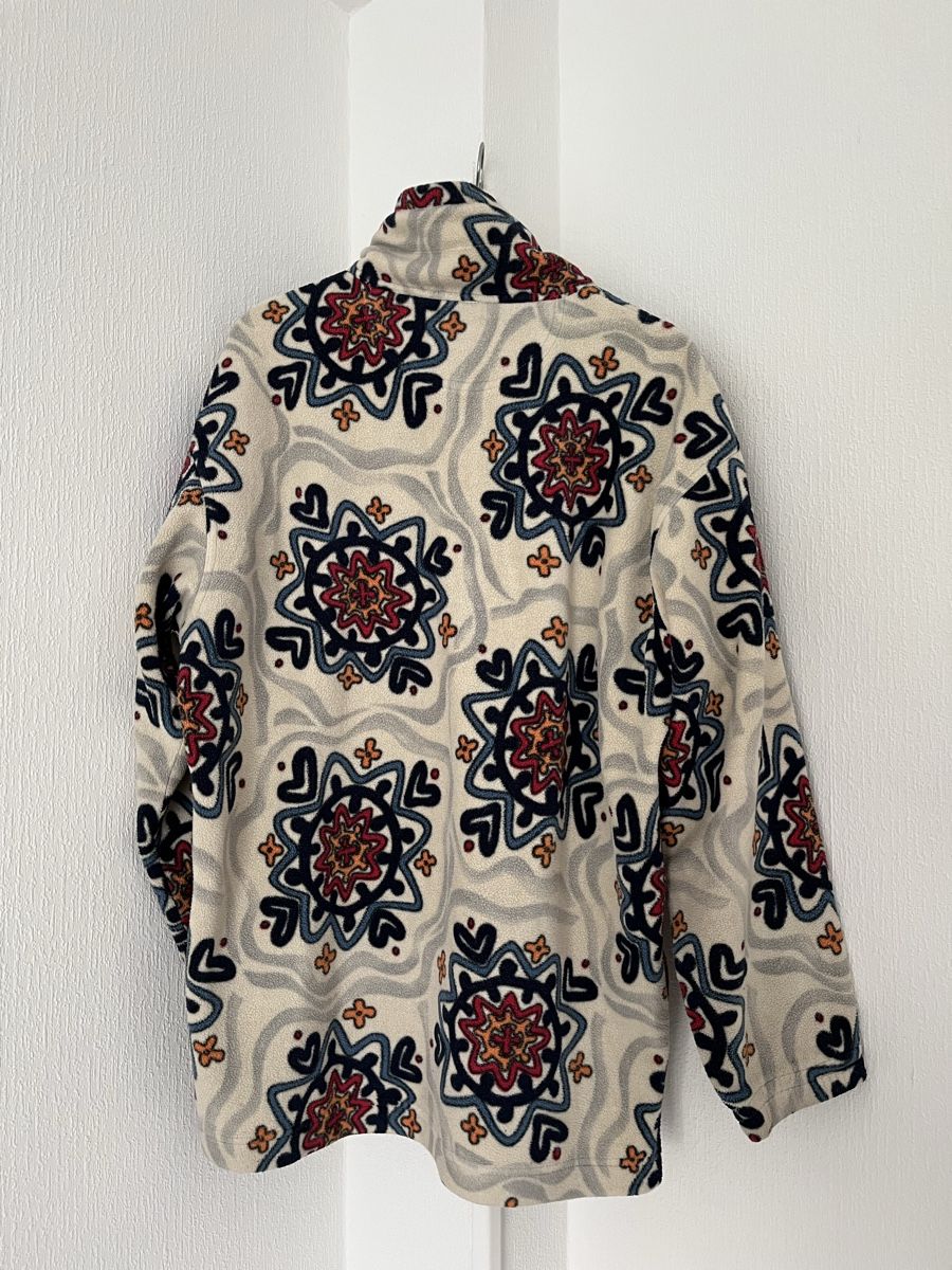 Ellesse Maglioni & Felpe: Vintage 90s Ellesse Fleece Pullover Patterned Half Zip XL – Usato da Lausanne venduto da Danash 4