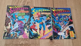 Superman Superband 11, 12, 14 - Comic-Set - Top Zustand!